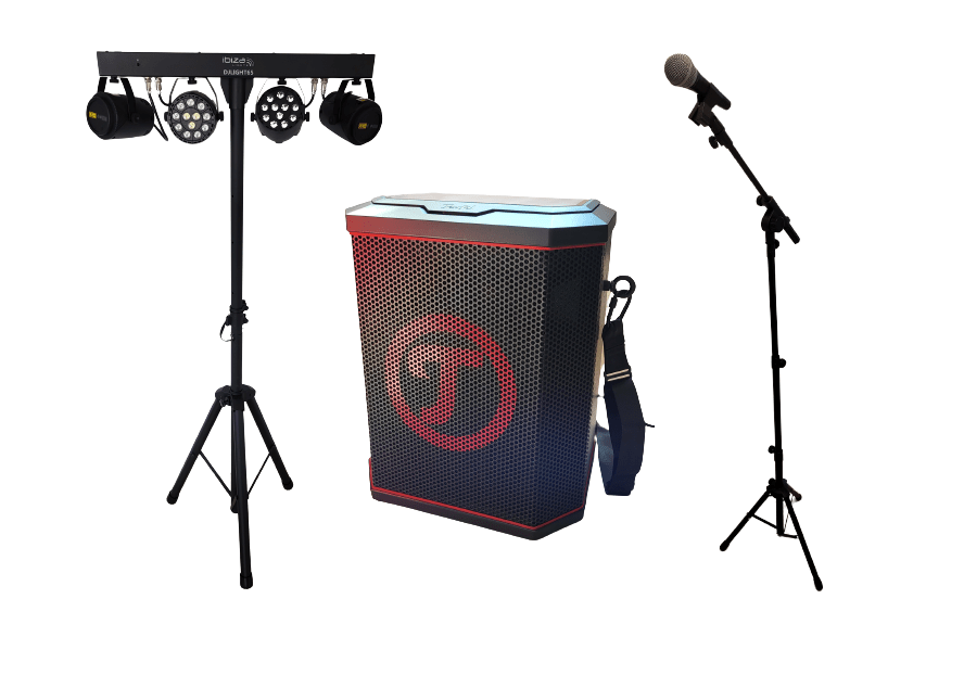 Musikanlage Teufel Rockster Air LED-Licht mit Laser und Mikrofon in Kiel mieten